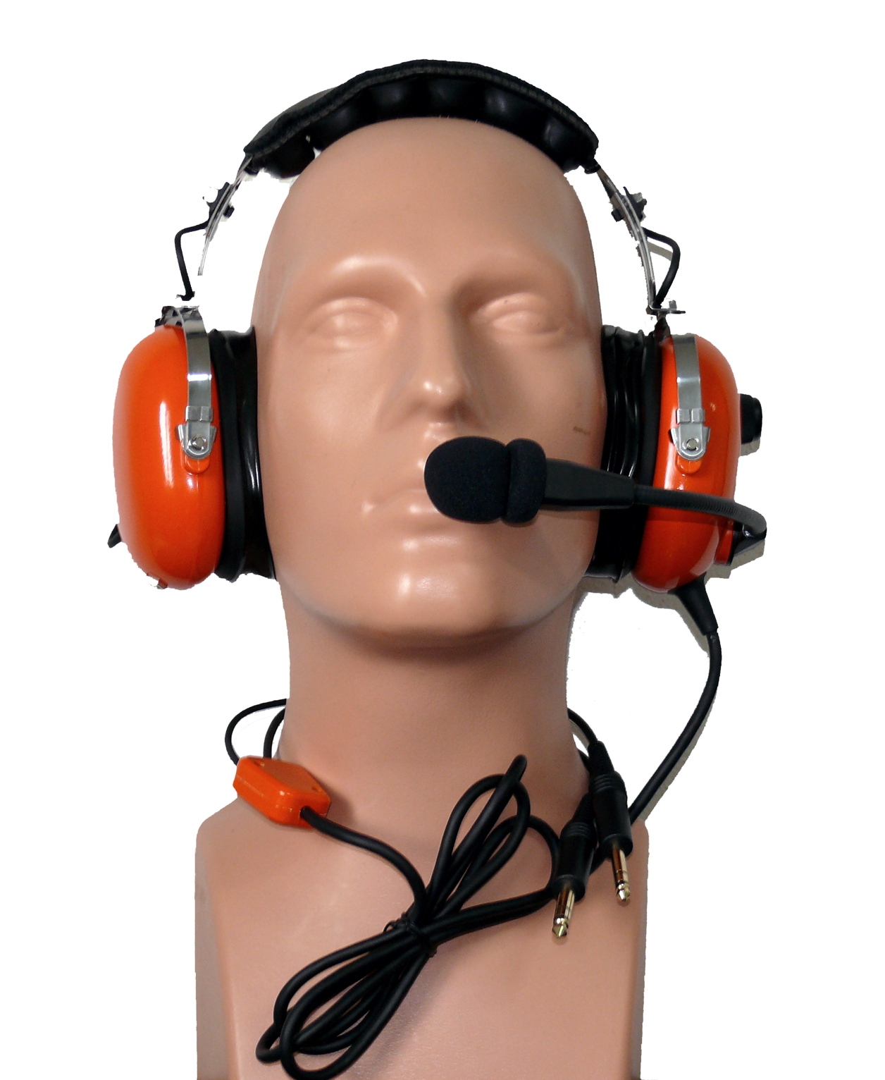pilot with headset