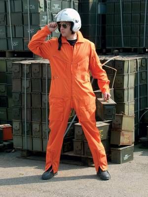 Flight suit BW - orange