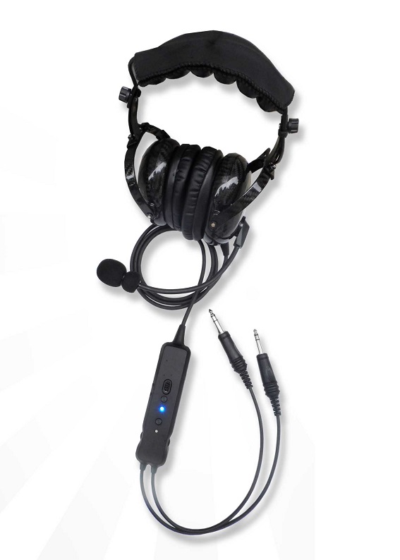 ANR headset PA-1000BT with Bluetooth Carbon