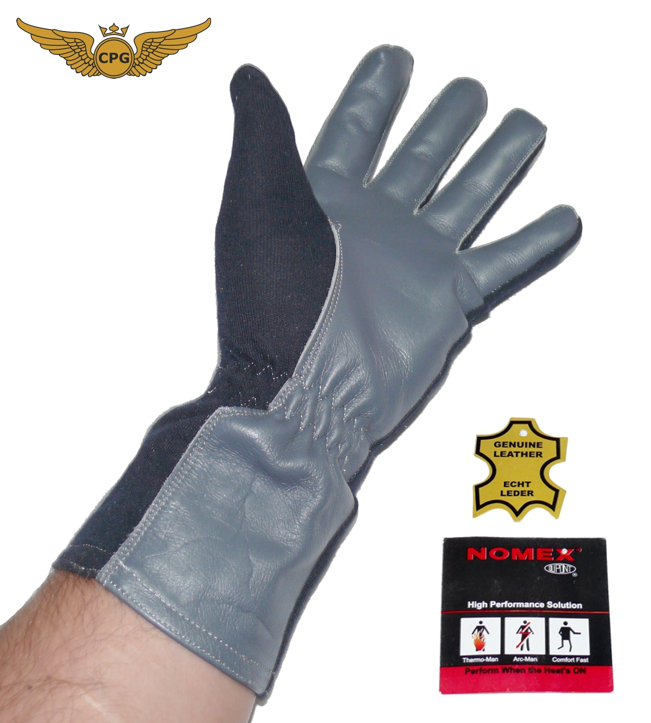 Gloves NOMEX US CPG navy blue - summer