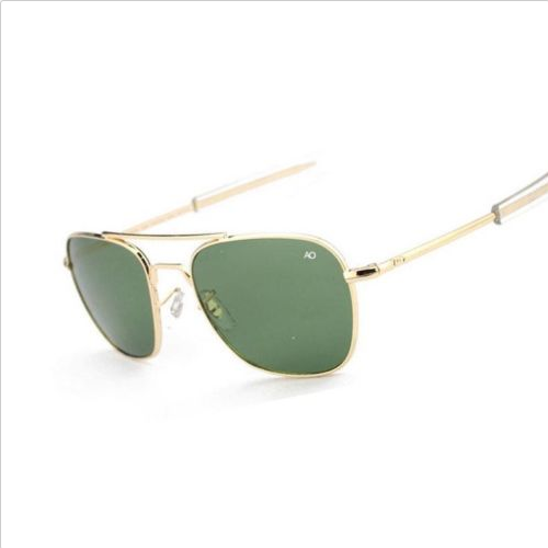 Sunglasses American 54 mm Gold/green