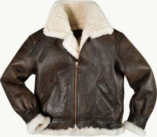 Leather pilot jacket US B3