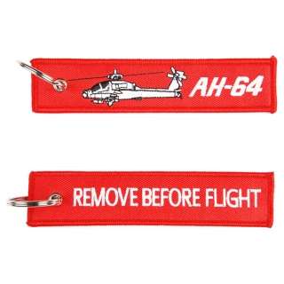 Keyring "REMOVE BEFORE FLIGHT" AH-64