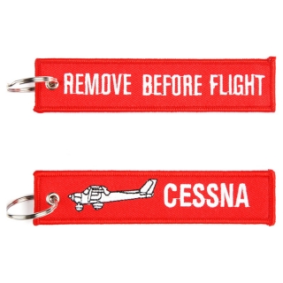 Keyring "REMOVE BEFORE FLIGHT" CESSNA