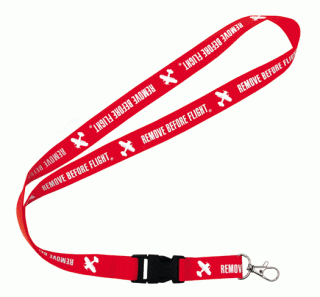 Lanyard "REMOVE BEFORE FLIGHT"