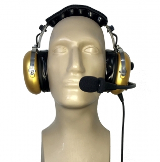Aviation headset PH-101 Gold