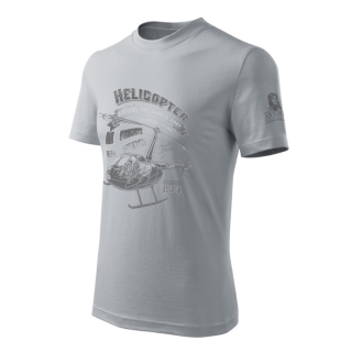 T-shirt with a helicopter ROBINSON R-44